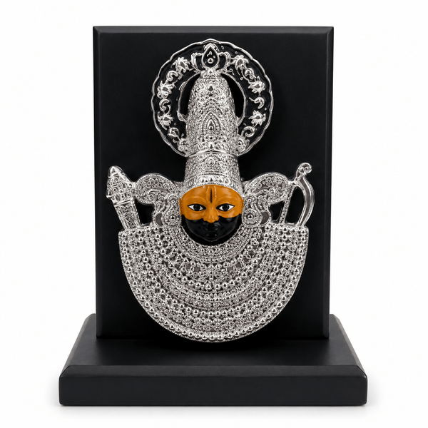 Silver-Plated Khatu Shyam Ji