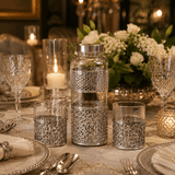 3-Piece Decorative Glass Water Bottle Gift Set