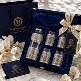 5-Piece Decorative Glass Water Bottle & Glass Gift Set