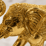 24K Gold Electroplated Vastu Elephant Idol