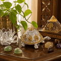 Dual-Tone Vastu Tortoise with Shree Yantra & Ashtalakshmi