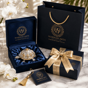 Dual-Tone Vastu Tortoise with Shree Yantra & Ashtalakshmi