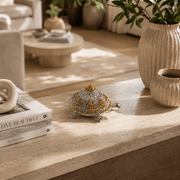 Dual-Tone Vastu Tortoise with Shree Yantra & Ashtalakshmi