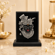 Shreenath Ji Silver MDF Resin Frame