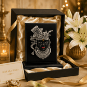 Shreenath Ji Silver MDF Resin Frame