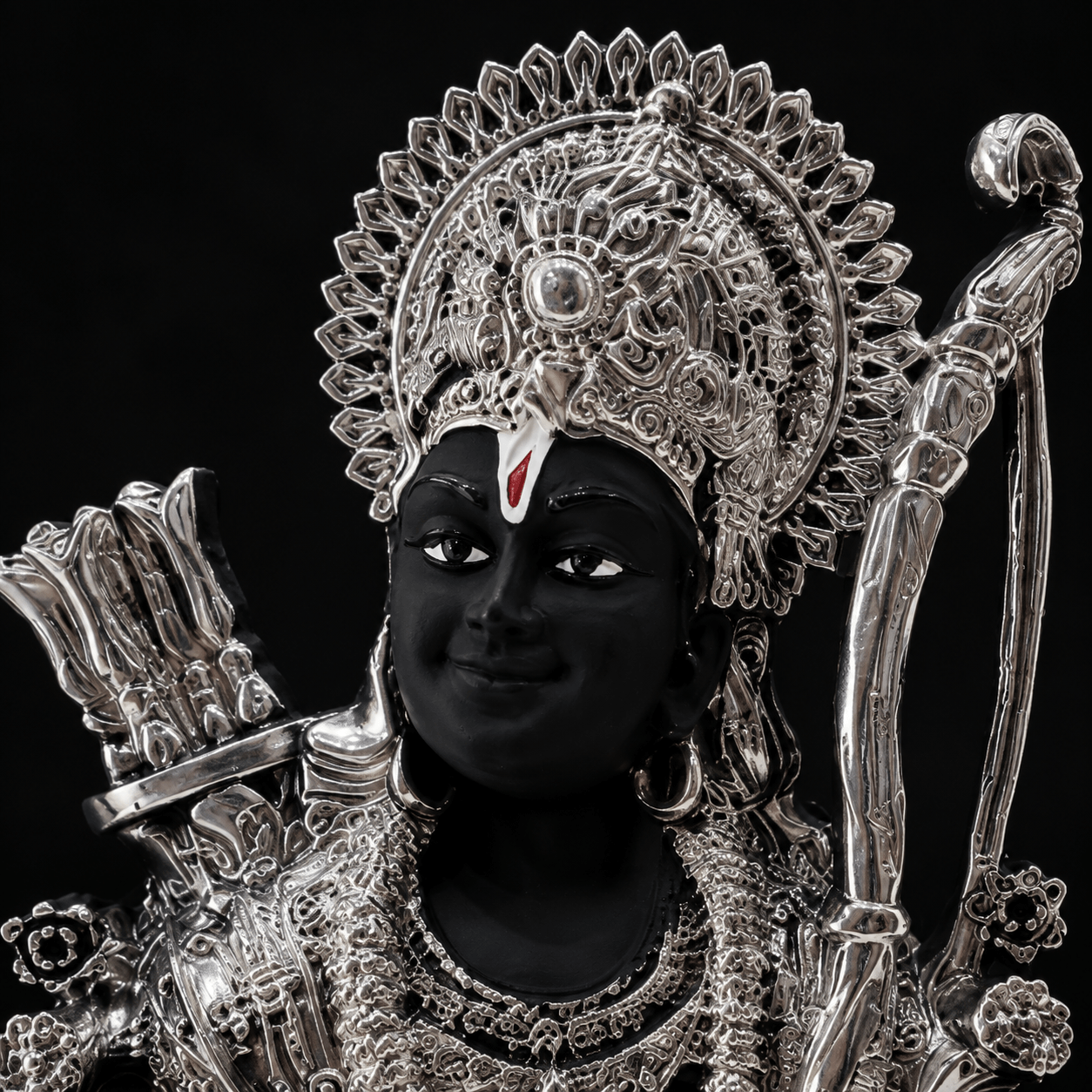 Ram Ji Silver MDF Resin Frame