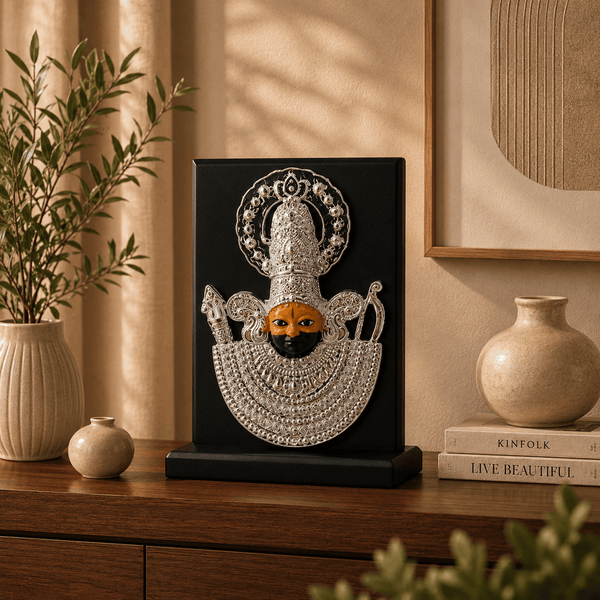 Silver-Plated Khatu Shyam Ji