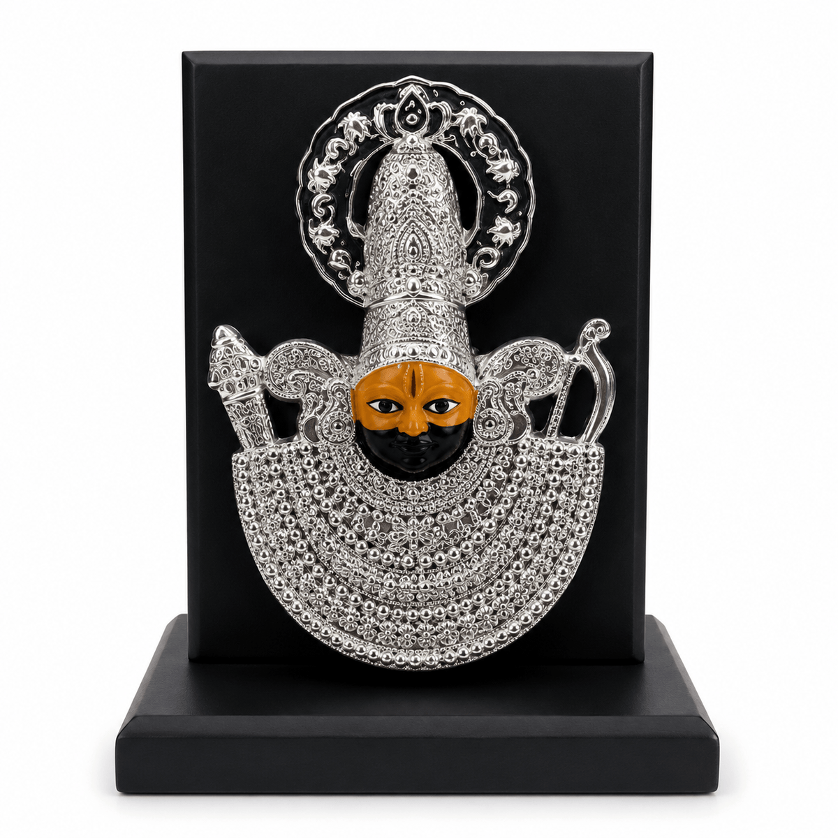 Silver-Plated Khatu Shyam Ji