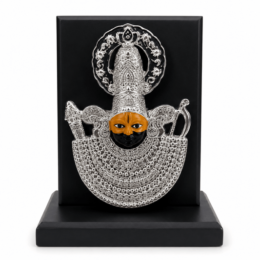 Silver-Plated Khatu Shyam Ji