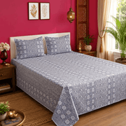 Quilted Bed Cover Set - Ivory Bloom