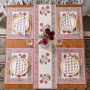 Dining Table Linen Set - Pink Blossom