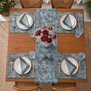 Dining Table Linen Set - Blue Kilim