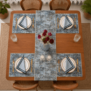 Dining Table Linen Set - Ivory Floral