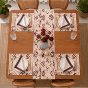 Dining Table Linen Set - Traditional Dhurrie