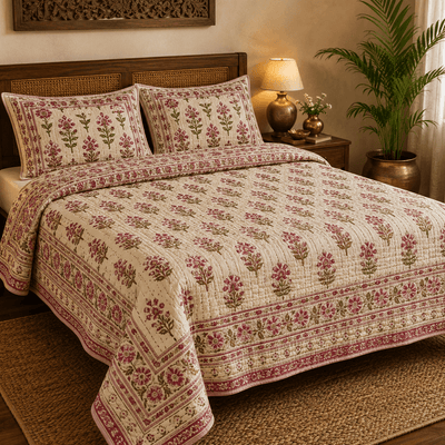 Hand Block Quilt