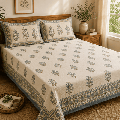 Thick Handloom Cotton Bedsheets