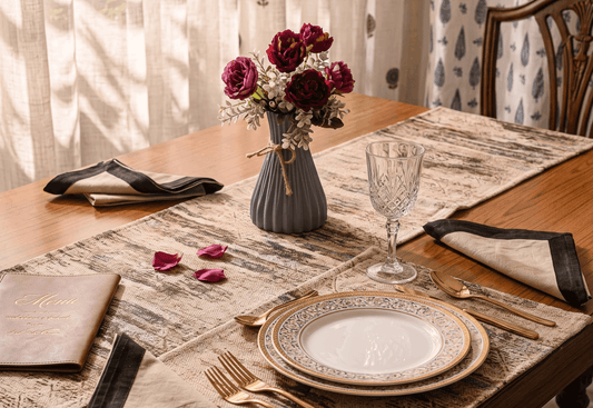 Dining Table Linen Set - Elegant Vine