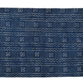 Hand Block Printed Dhurrie - Blue Floral