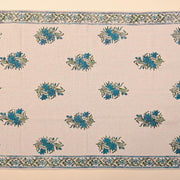 Hand Block Printed Dhurrie - Traditional Paisley