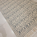 Hand Block Printed Dhurrie - Royal Pattern