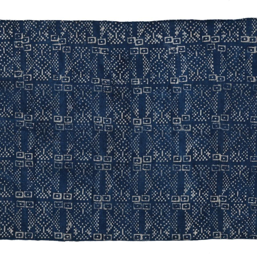 Hand Block Printed Dhurrie - Classic Kilim