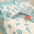 Premium Double Bed Quilt - Rose Bloom
