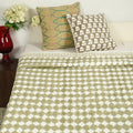 Premium Double Bed Quilt - Blue Floral