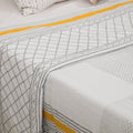 Premium Block Printed Dohar - Classic Garden