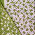 Premium Block Printed Dohar - Cream Garden