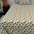 Premium Hand Block Printed Cotton Bedsheet Set - Printed Pattern