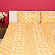 Quilted Bed Cover Set - Yellow Blossom