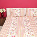 Quilted Bed Cover Set - Ash Grey Print