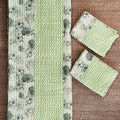 Quilted Bed Cover Set - Mustard Garden