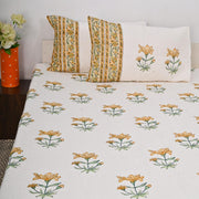 Quilted Bed Cover Set - Pink Blossom