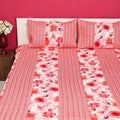 Quilted Bed Cover Set - Pink Garden